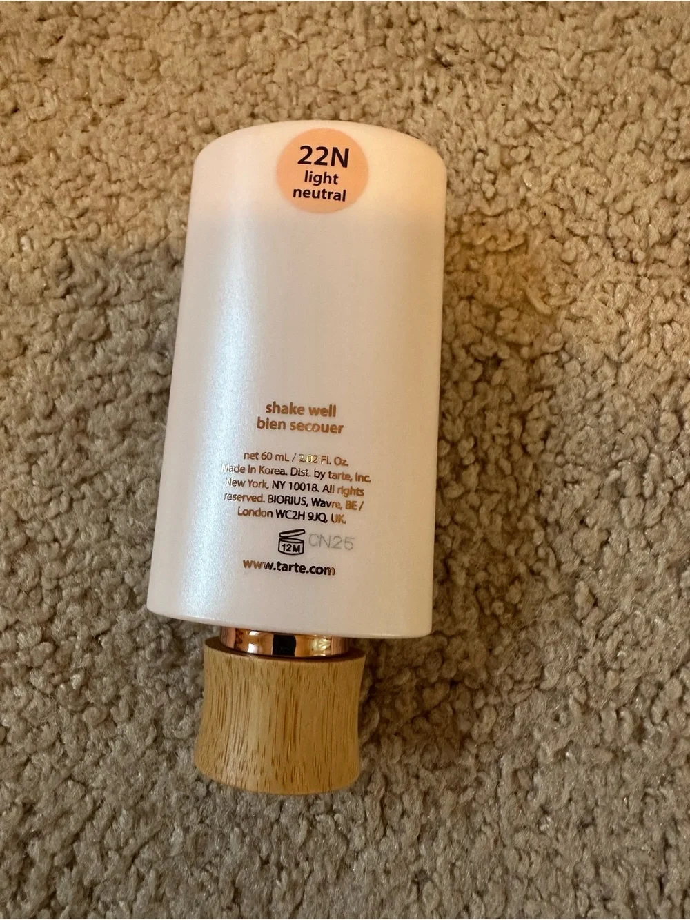 tarte Timeless Hydrating Foundation 22N used once